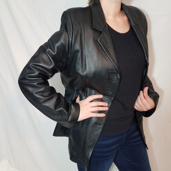 Tunç leder Genuine Leather black jacket!!! - Picture 13 of 14